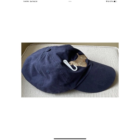 Cocker Spaniel Embroidered Blue Adjustable Baseball Cap Hat by GR8 DOGS NEW/TAGS - Picture 2 of 7